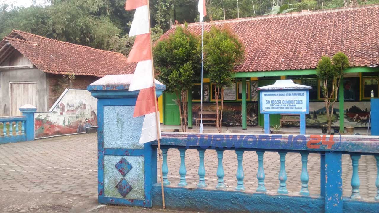 SDN Gunung Teges, di Desa Gunung Teges, Kecamatan Kemiri, Purworejo, Jawa Tengah