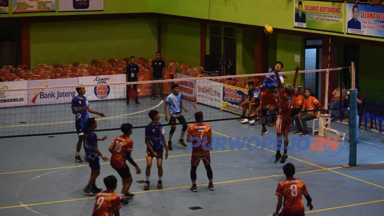 Turnamen Bola Voli  Putra Purworejo Cup 2022 di GOR Sarwo Edhie Wibowo