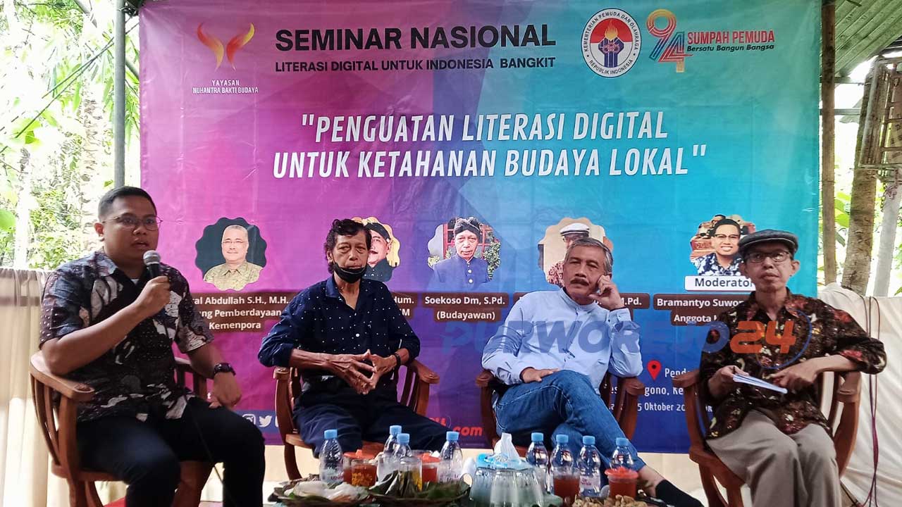 Yayasan Nuhantra Bakti Budaya bekerjasama dengan Kemenpora dan Komisi X DPR RI, menyelenggarakan Seminar Nasional Literasi Digital untuk Indonesia Bangkit