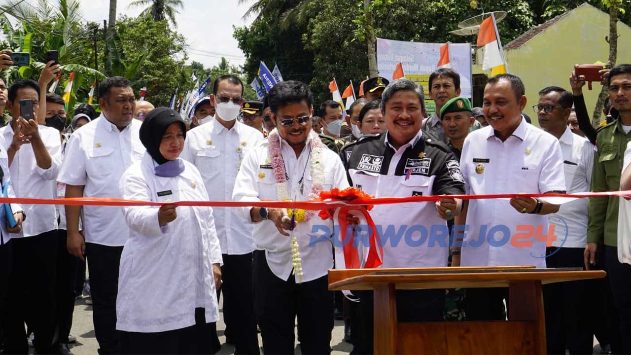 Mentan Syahrul Yasin Limpo resmikan Kampung Benih Hortikultura di Purworejo