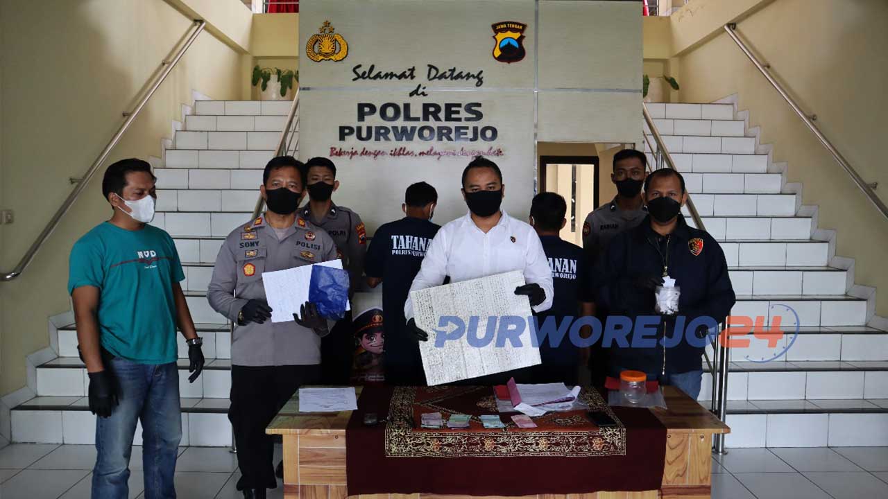 Satreksrim Polres Purworejo melakukan gelar perkara kasus perjudian