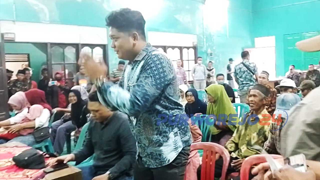 Warga pemilik 31 bidang tanah terdampak Bendungan Bener menolak pemberkasan ulang dan membubarkan diri
