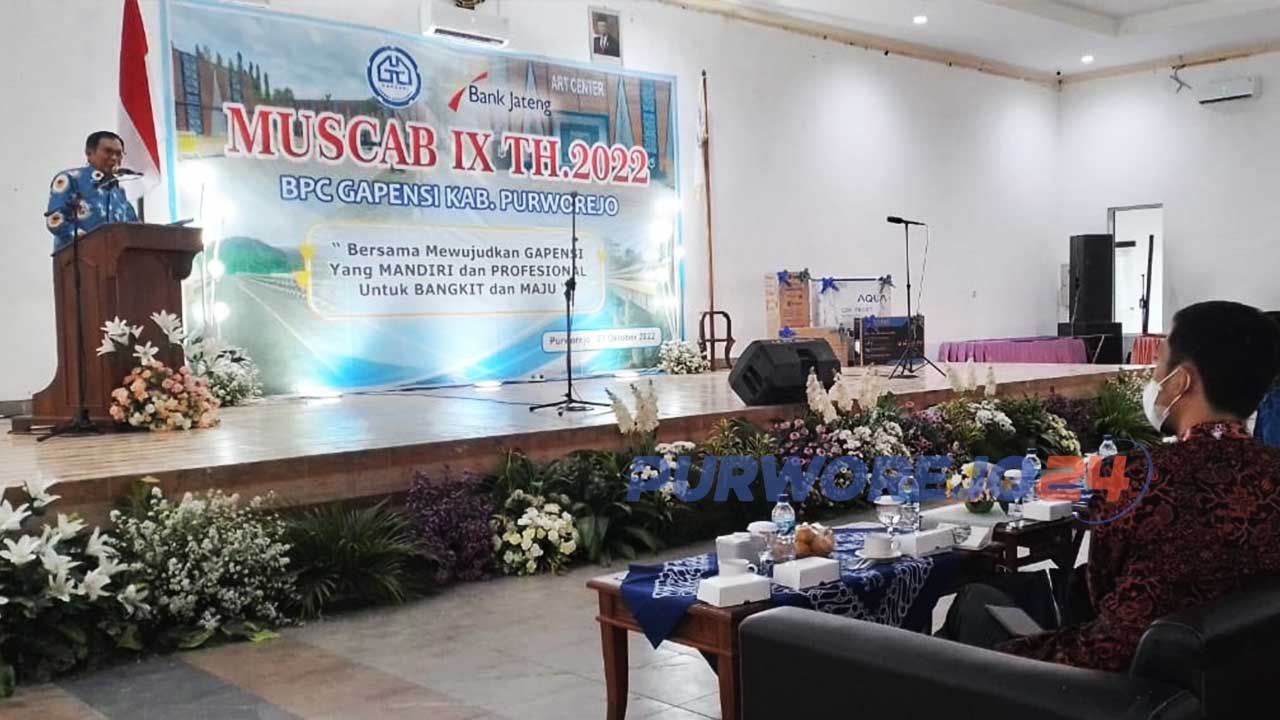 imbul Pramono, resmi ditetapkan sebagai Ketua BPC Gapensi Kabupaten Purworejo, Jawa Tengah, periode 2022-2027.