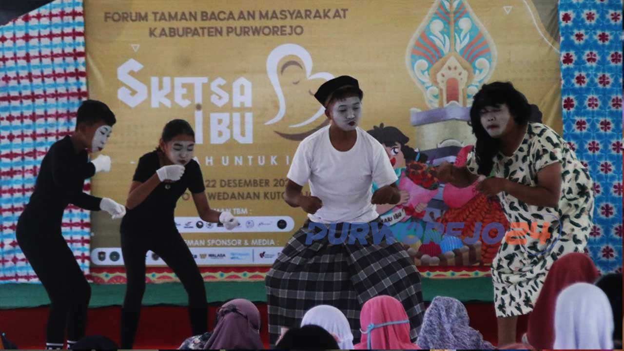 Pentas Pantomime dalam rangka peringatan Hari Ibu tahun 2022 di Rumah Dinas Wakil Bupati Purworejo