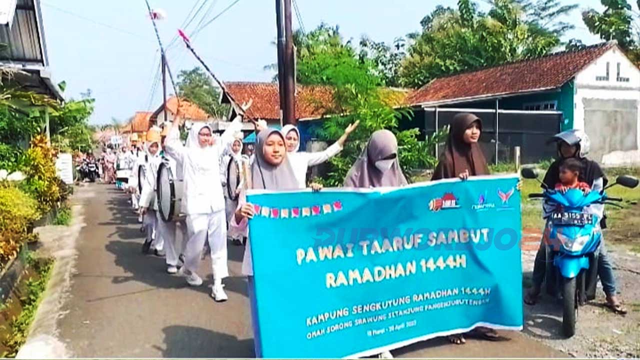 Pawai Taaruf sambut Ramadhan awali Pembukaan Kampung Srotong Srawung Sitanjung, 19-Maret-2023