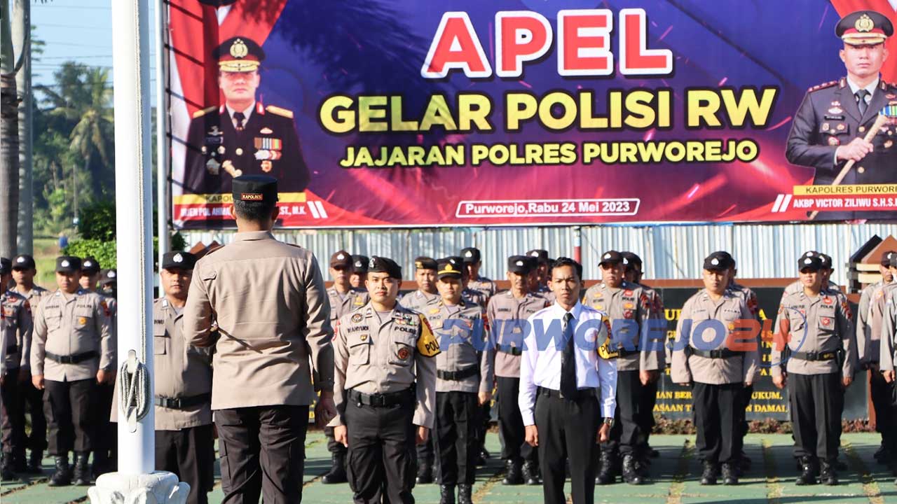 Launching Polisi RW di Polres Purworejo