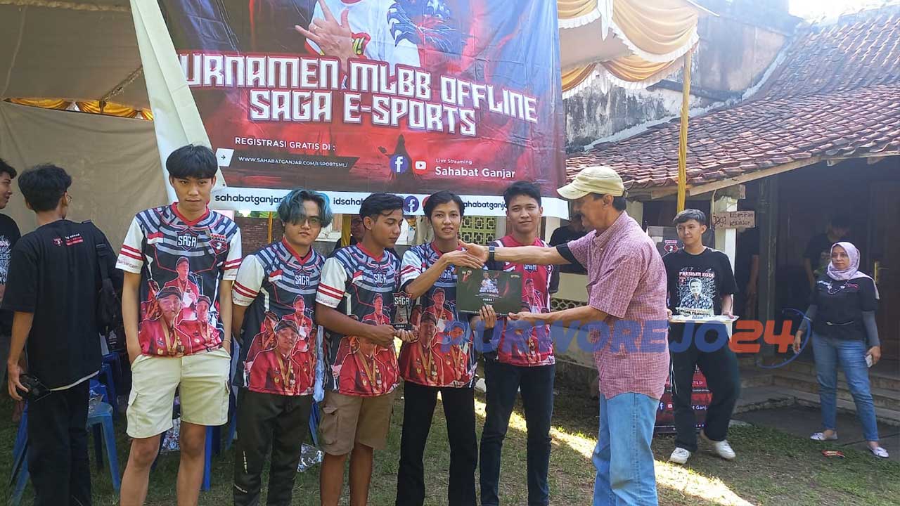 Sahabat Ganjar Gelar Turnamen Esport Mobile Legends di Purworejo