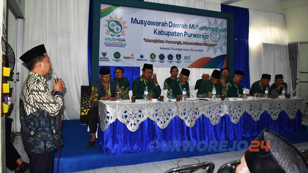Musyawarah Daerah (Musyda) Muhammadiyah dan 'Aisyiyah Kabupaten Purworejo periode Muktamar ke 48 digelar di Komplek SD Muhammadiyah Kutoarjo, pada Minggu 25 Juni 2023