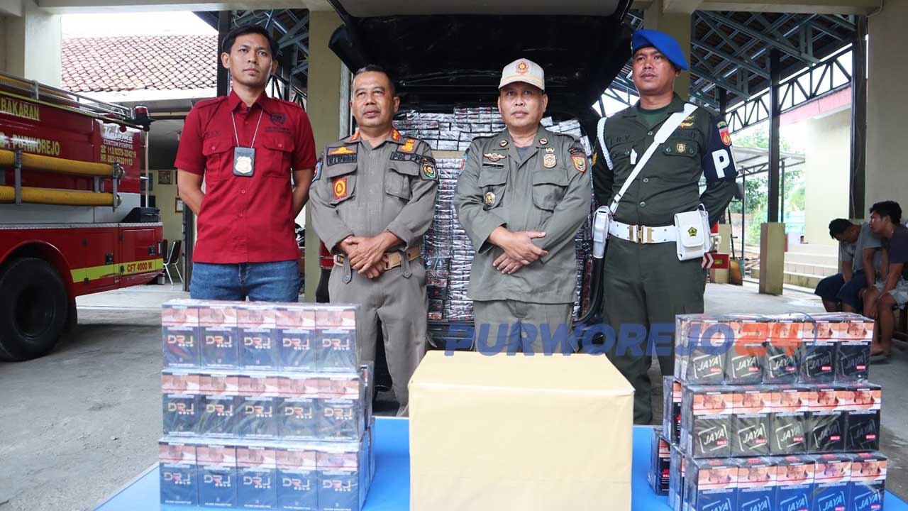 Sebanyak 336.000 batang rokok disita petugas lantaran tidak memiliki pita cukai.
