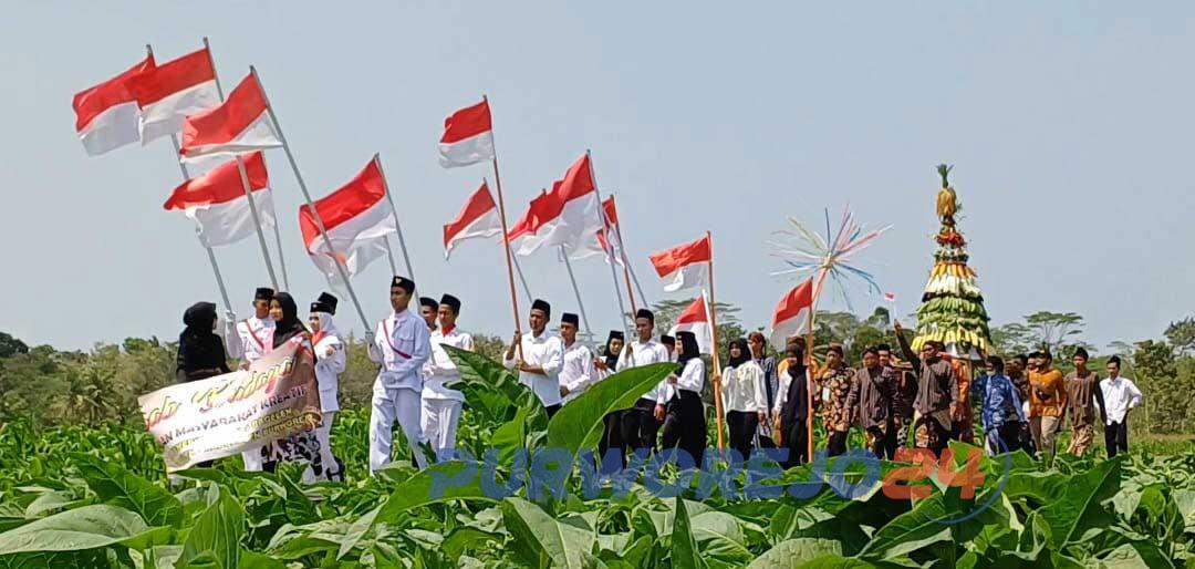 Pemerintah Desa Bagelen, Kecamatan Bagelen, Purworejo, Jawa Tengah, menggelar kirab budaya,