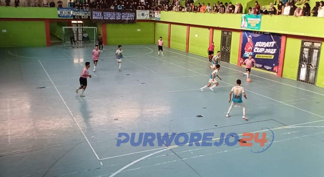 Pertandingan futsal Bupati Cup 2023