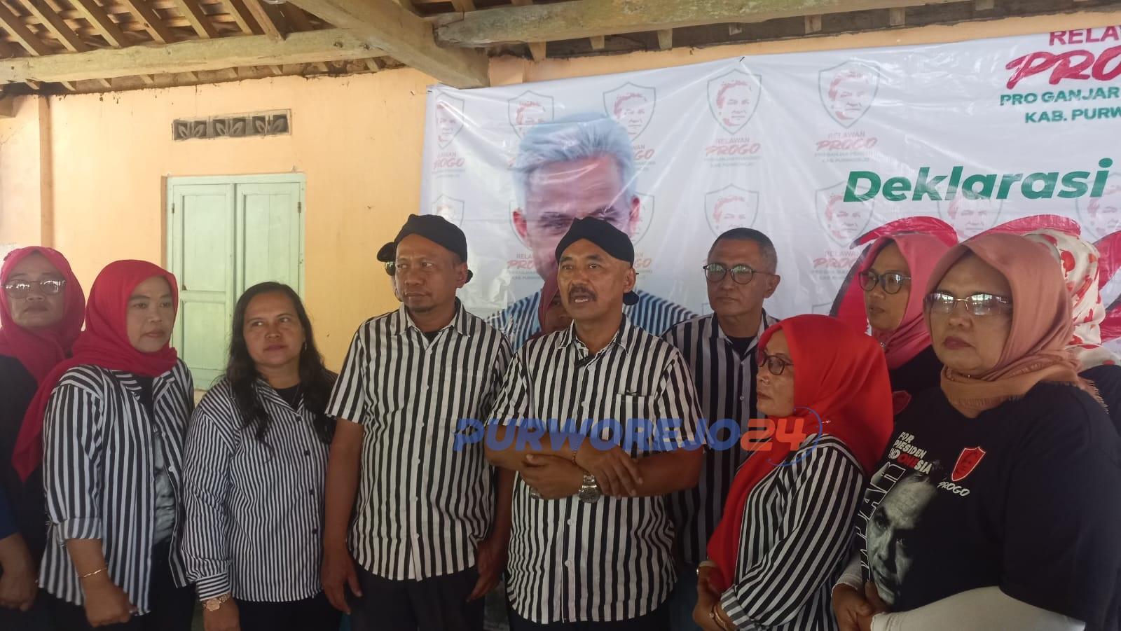 elawan Pro Ganjar Pranowo (Progo) mendeklarasikan Ganjar Pranowo sebagai Calon Preside RI 2024
