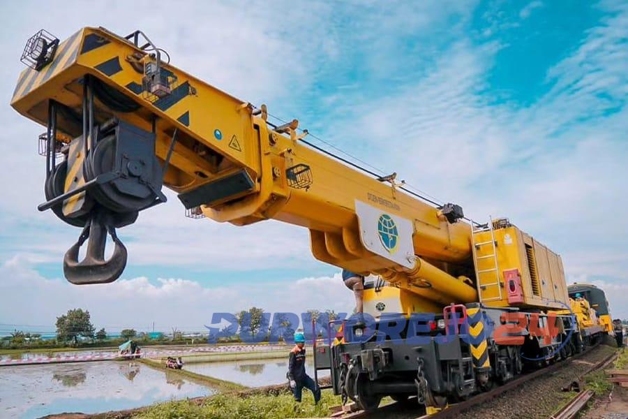Ilustrasi penanganan Kecelakaan Kereta Api (dok instagram KAI)
