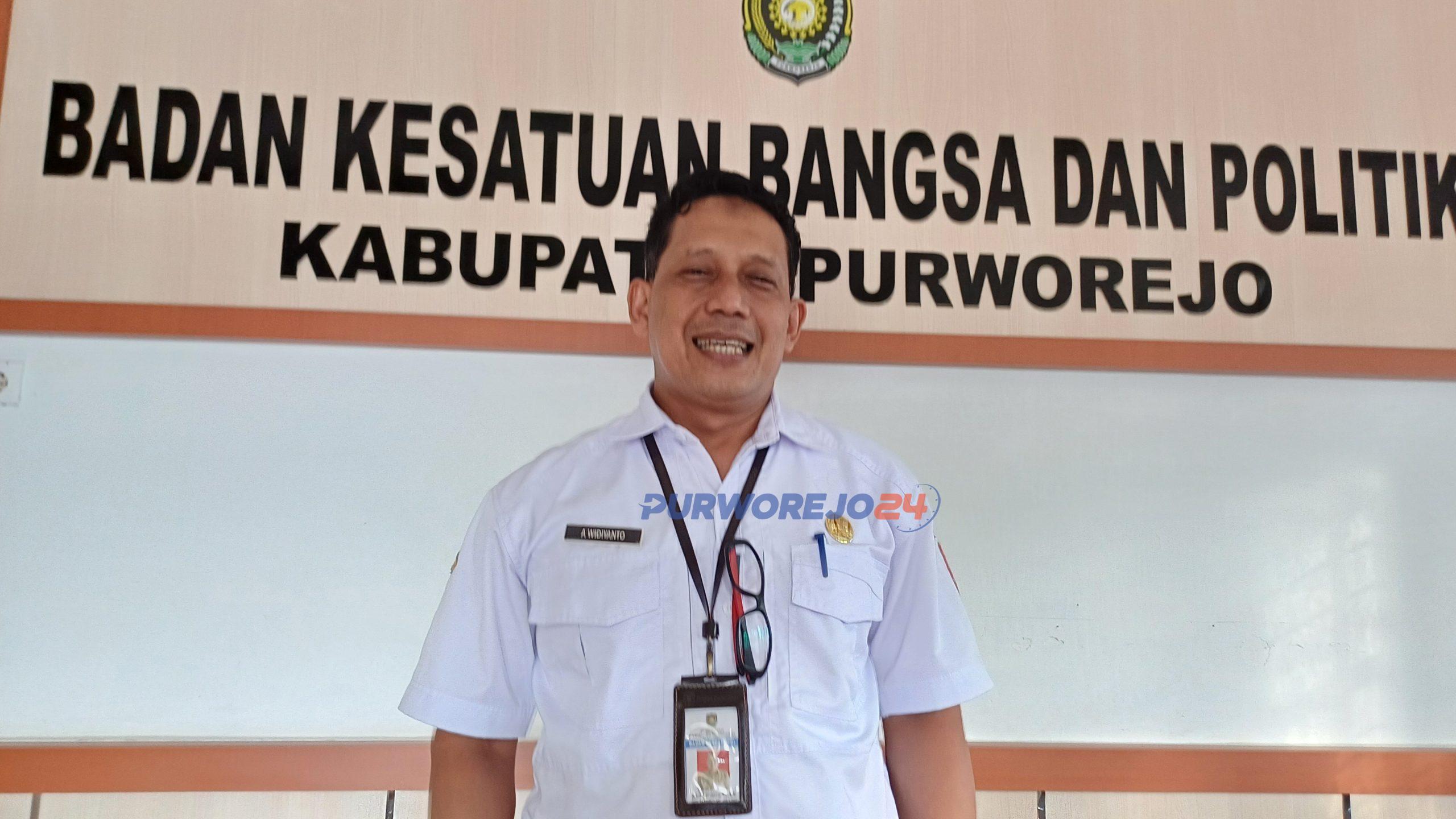 Kepala Badan Kesatuan Bangsa dan Politik (Bakesbangpol) Kabupaten Purworejo Agus Widiyanto