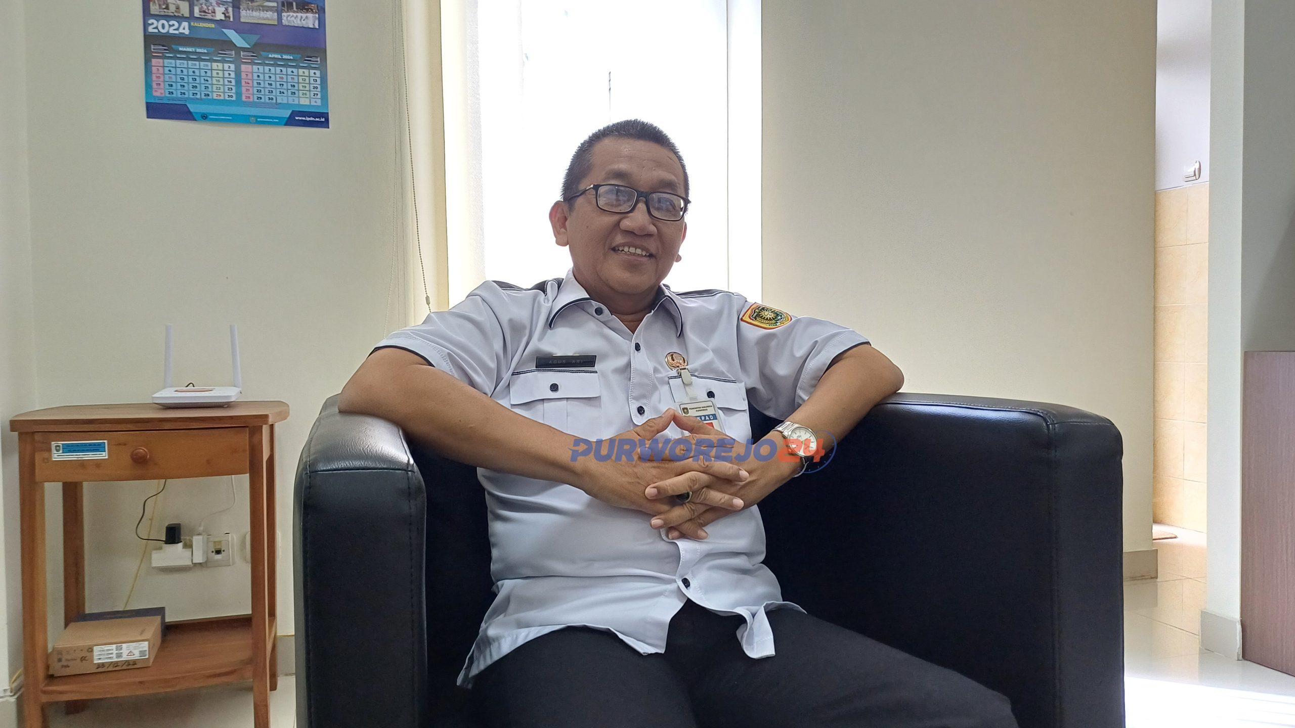 Kepala Badan Pengelolaan Keuangan, Pendapatan, dan Aset Daerah (BPKPAD) Kabupaten Purworejo, Agus Ari Setiadi