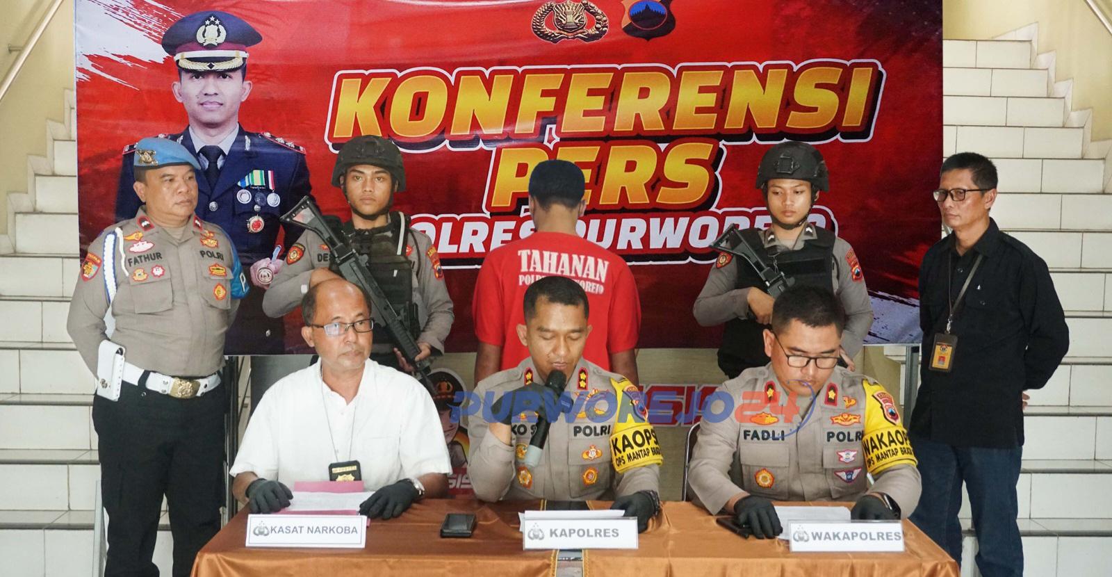 Jumpa pers tentang narkona