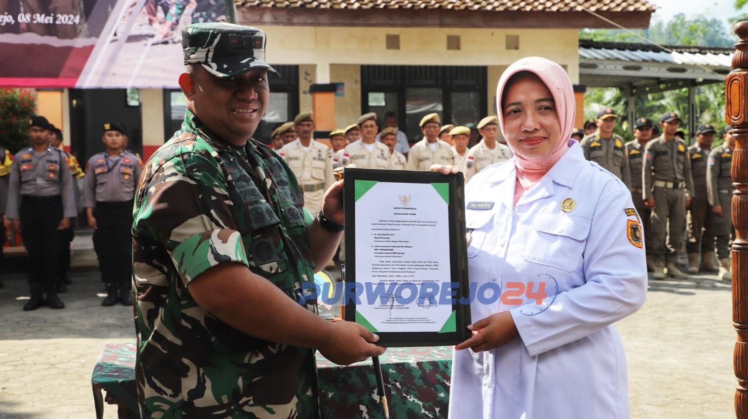 Pembukaan TMMD sengkuyung tahap 1 di Desa Pamriyan