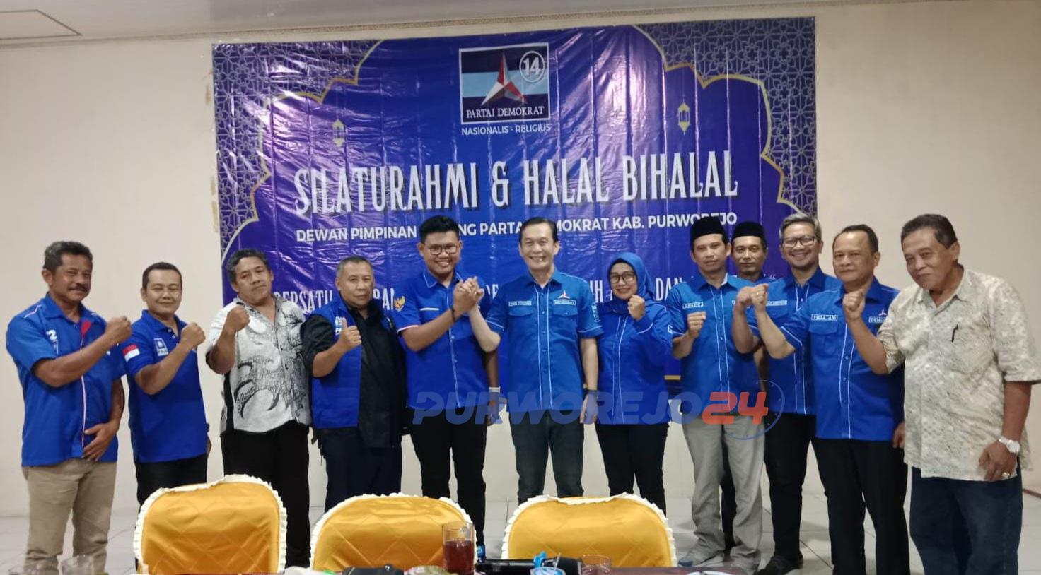 Demokrat dan PAN Purworejo saat bertemu di rumah makan Satria Bogowonto, pada Jumat (24/5/2024) malam