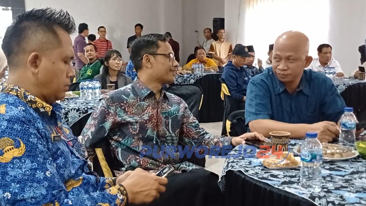 Muhammad Abdullah saat menghadiri Rapat Pleno Penetapan Perolehan Kursi dan Calon Terpilih anggota DPRD Kabupaten Purworejo, pada Pemilihan Umum Tahun 2024 di hotel Sanjaya In Purworejo, pada Kamis (2/5/2024).