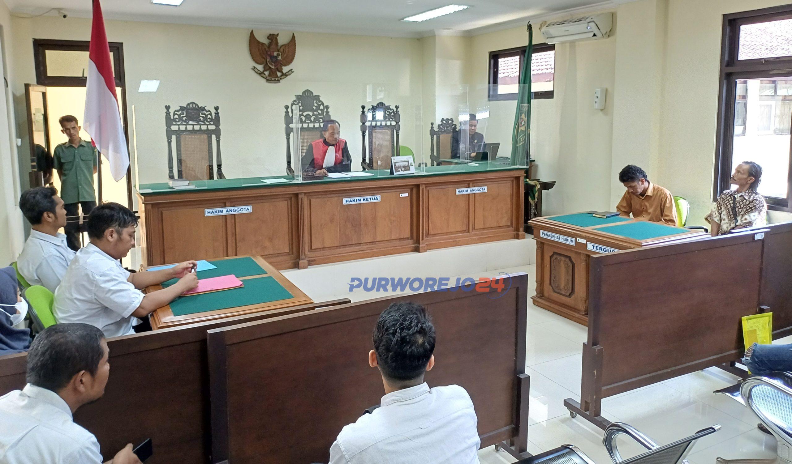 Suasana sidang konsinyasi di Pengadilan Negeri Purworejo, pada Selasa (4/6/2024)