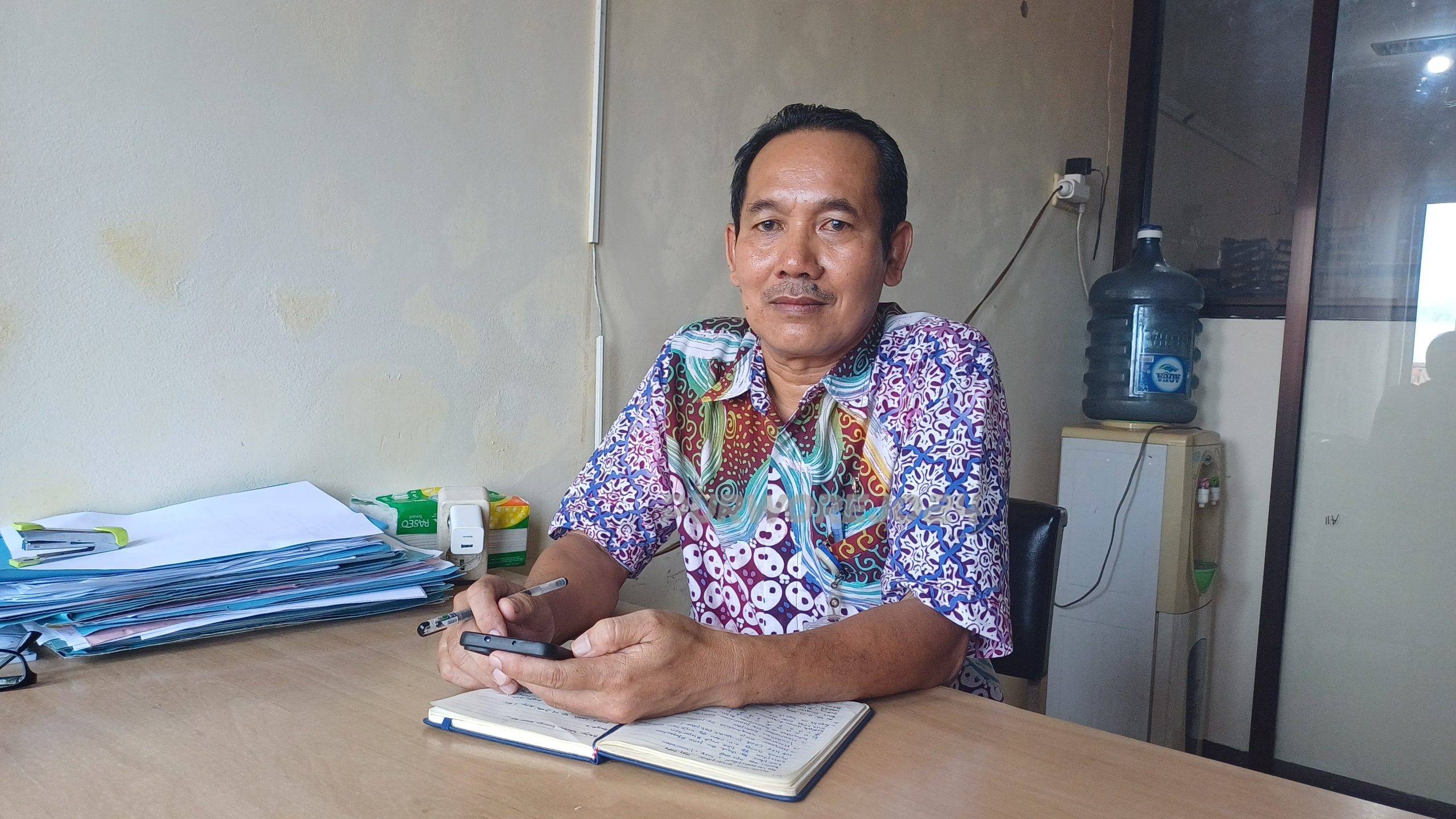 Kabid Kedaruratan dan Logistik pada Badan Penanggulangan Bencana Daerah (BPBD) Kabupaten Purworejo, Suparyono, saat ditemui dikantornya, pada Jumat (19/7/2024)