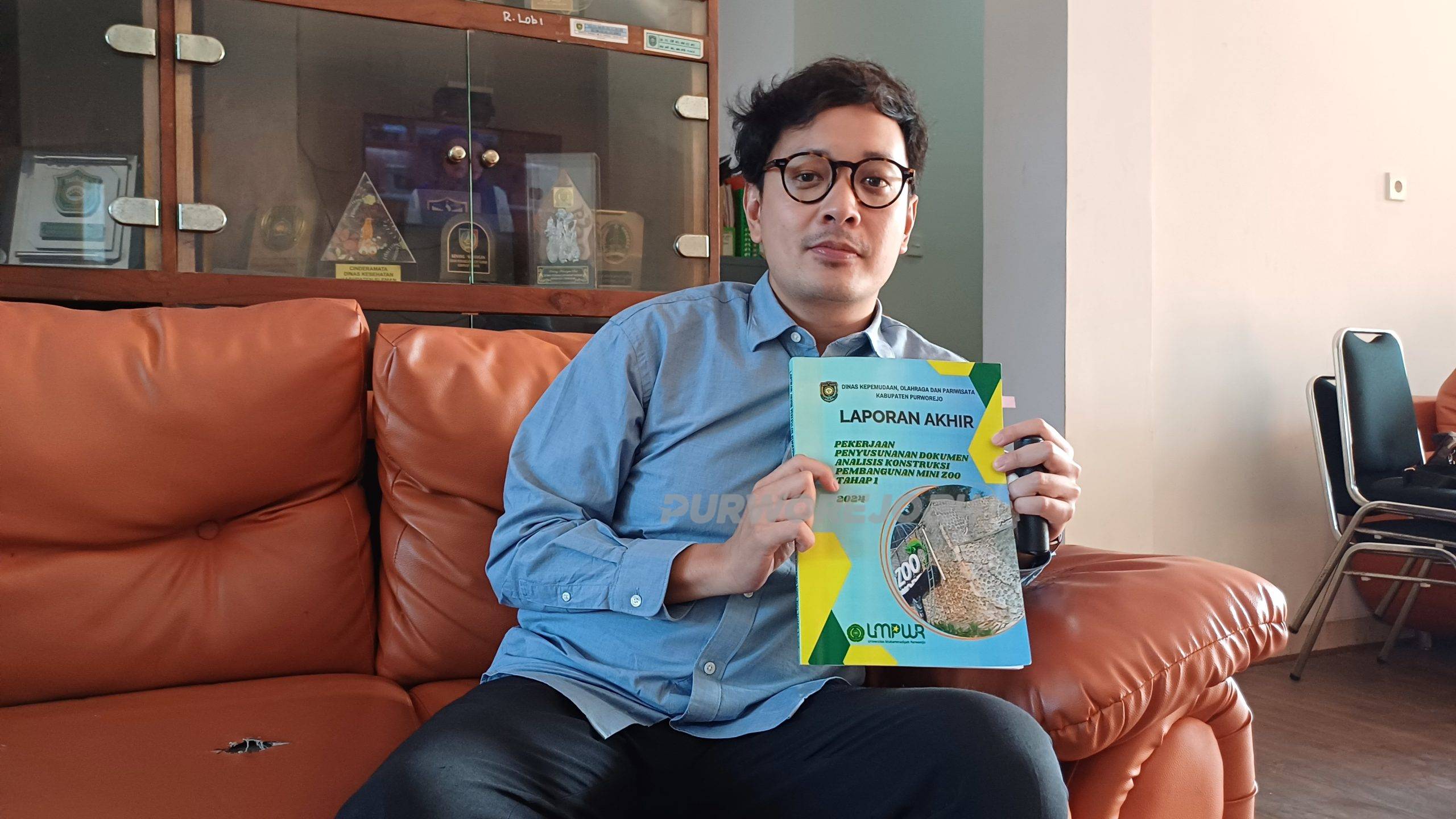 Ketua DPRD Kabupaten Purworejo, Dion Agasi Setiabudi, saat ditemui di DPRD, pada Senin (29/7/2024) sore