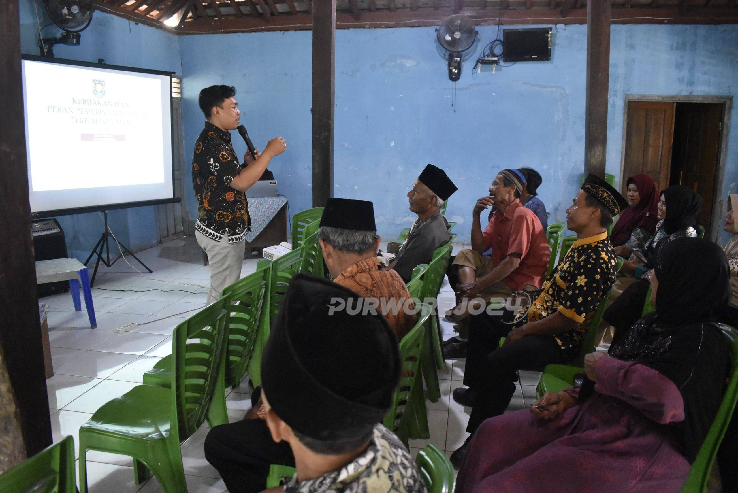 Kegiatan sosialisasi di Desa Gesing