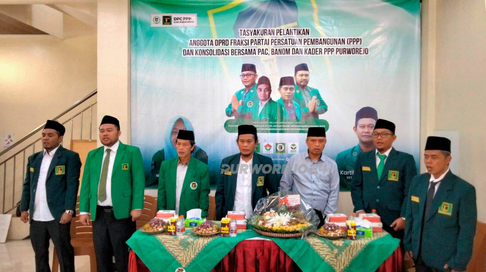 Acara syukuran anggota DPRD terlantik di PPP Purworejo