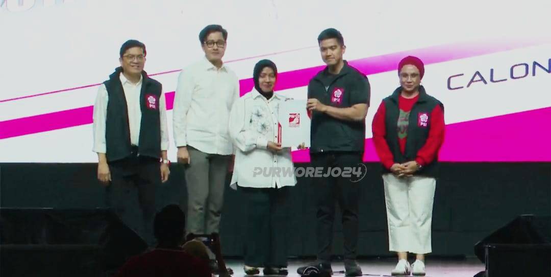 Partai Solidaritas Indonesia (PSI) resmi memberikan surat rekomendasi kepada pasangan bakal calon bupati dan wakil bupati Purworejo, Yuli Hastuti dan Dion Agasi Setiabudi untuk maju di Pilkada Purworejo 2024.