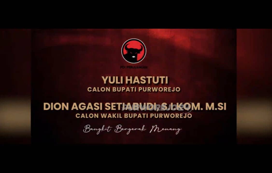 Pengumuman pasangan calon yang mendapat rekomendasi dari DPP PDI Perjuangan