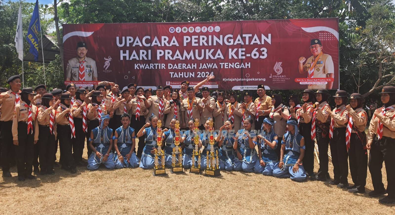 Kontingen Kwarcab Purworejo raih kejuaraan dalam kegiatan Jambore Daerah ke XVI dan Lomba Pramuka Garuda Berprestasi (Eagle Scout Award) Jawa Tengah tahun 2024