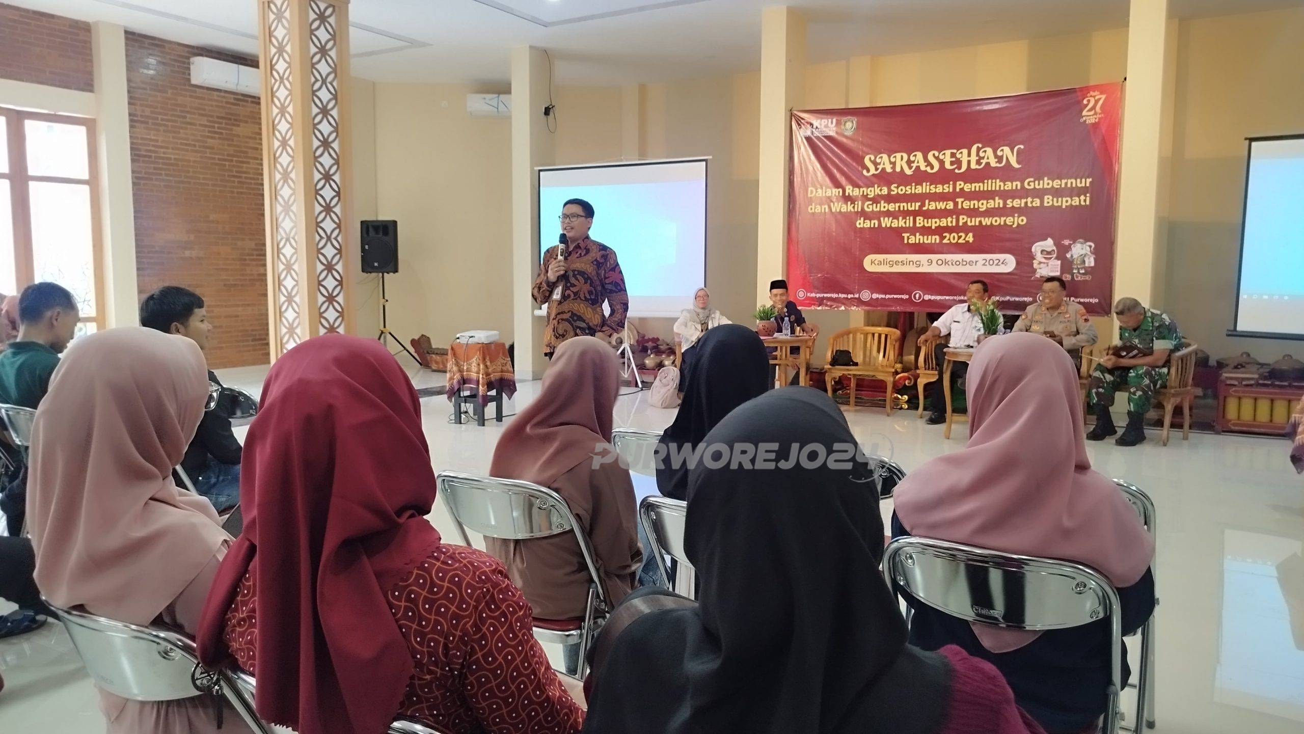 Suasana acara sarasehan KPU Purworejo