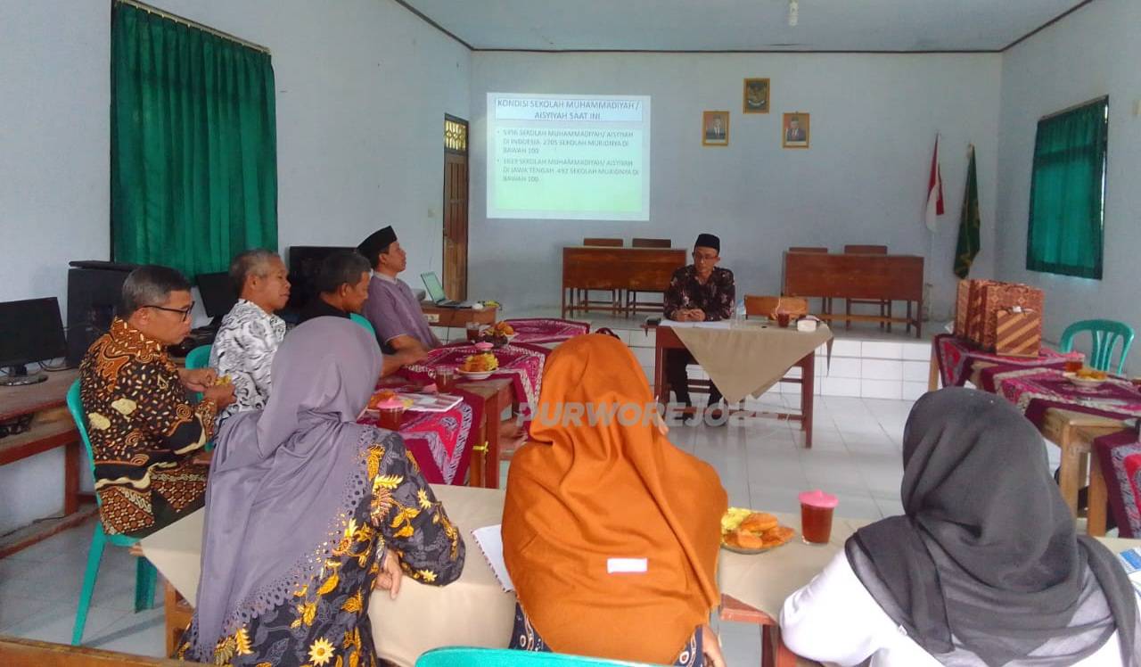 Suasana kegiatan diseminasi diksuspala di SMA Muhammadiyah Kaligesing
