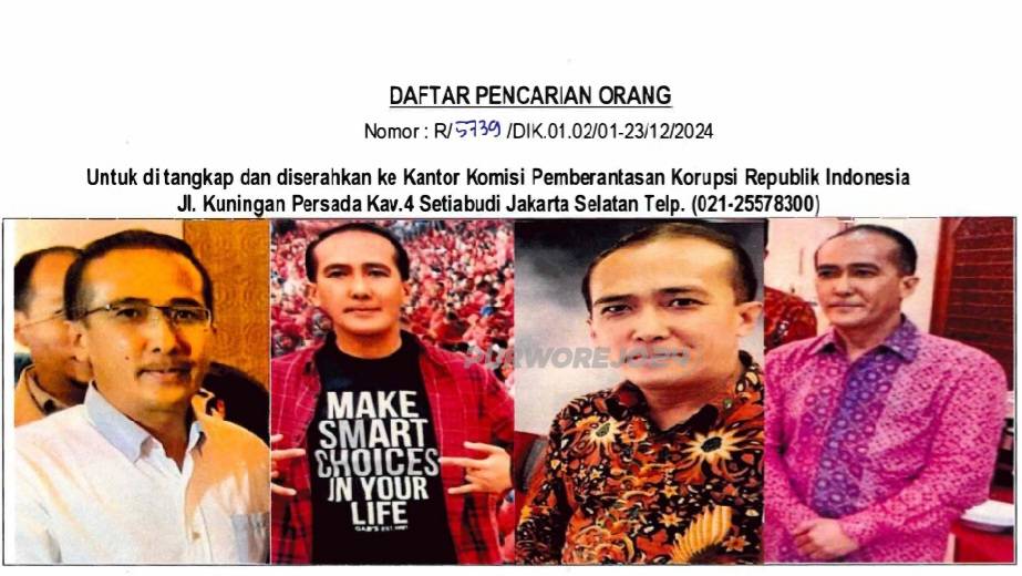 Gambar Harun Masiku yang jadi DPO