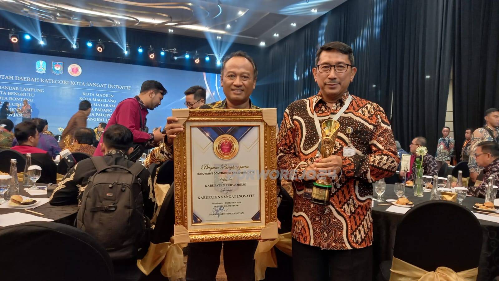 Purworejo Raih Penghargaan Kabupaten Sangat Inovatif