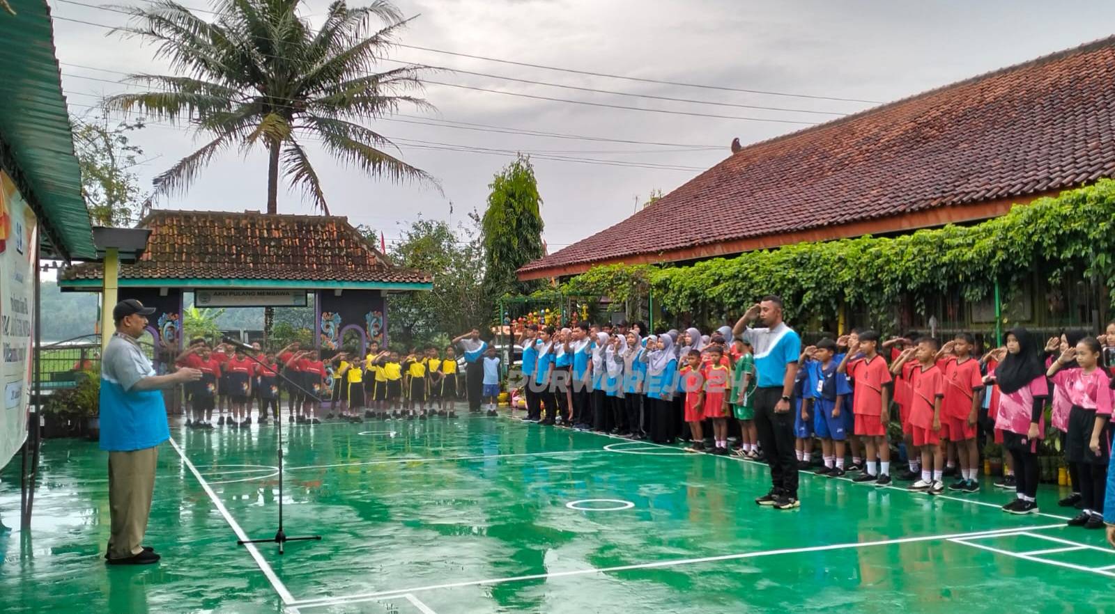 Suasana upacara pembukaan kegiatan