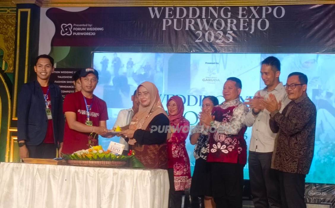 Saat pembukaan expo wedding