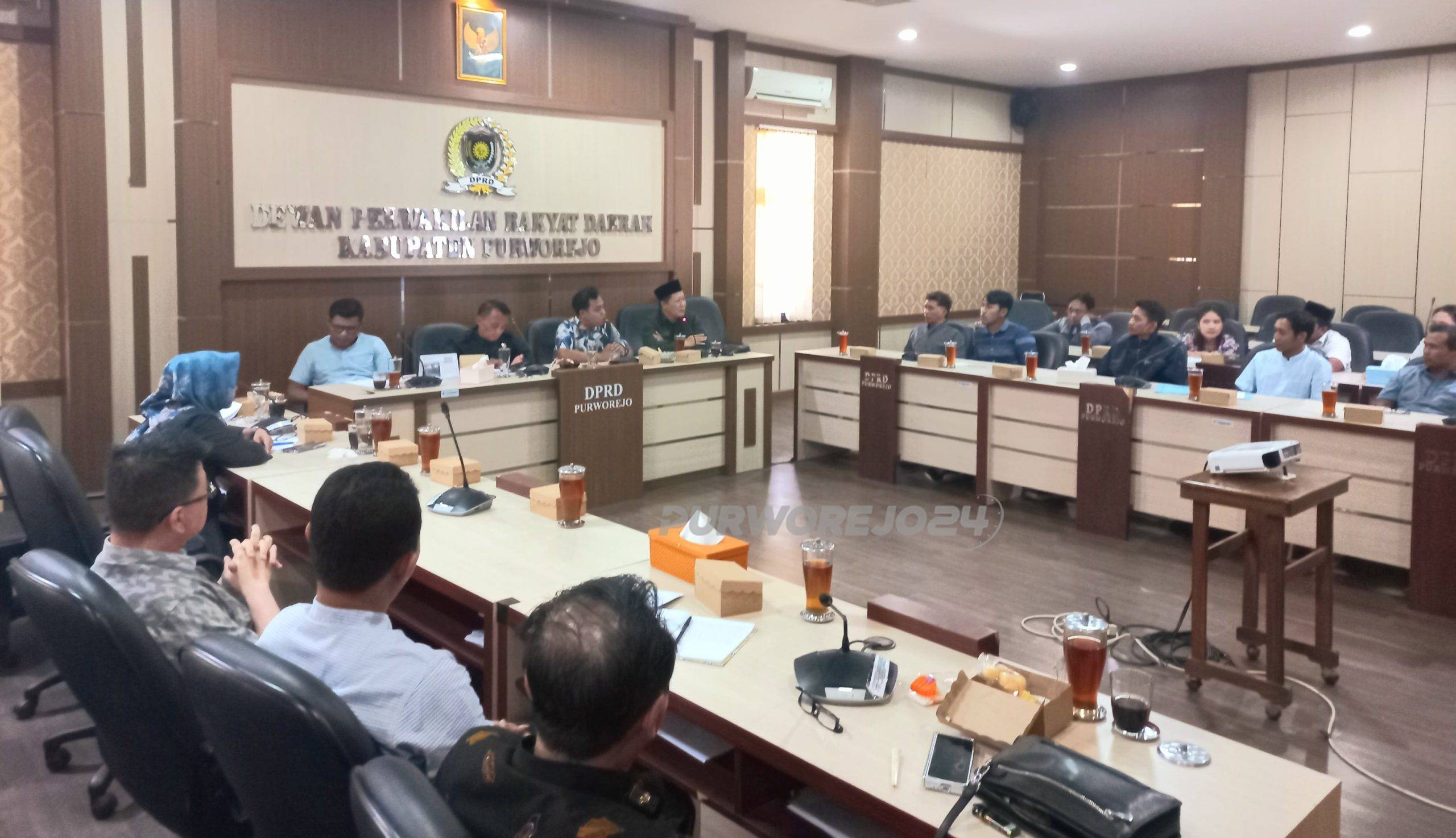 Saat audiensi di DPRD
