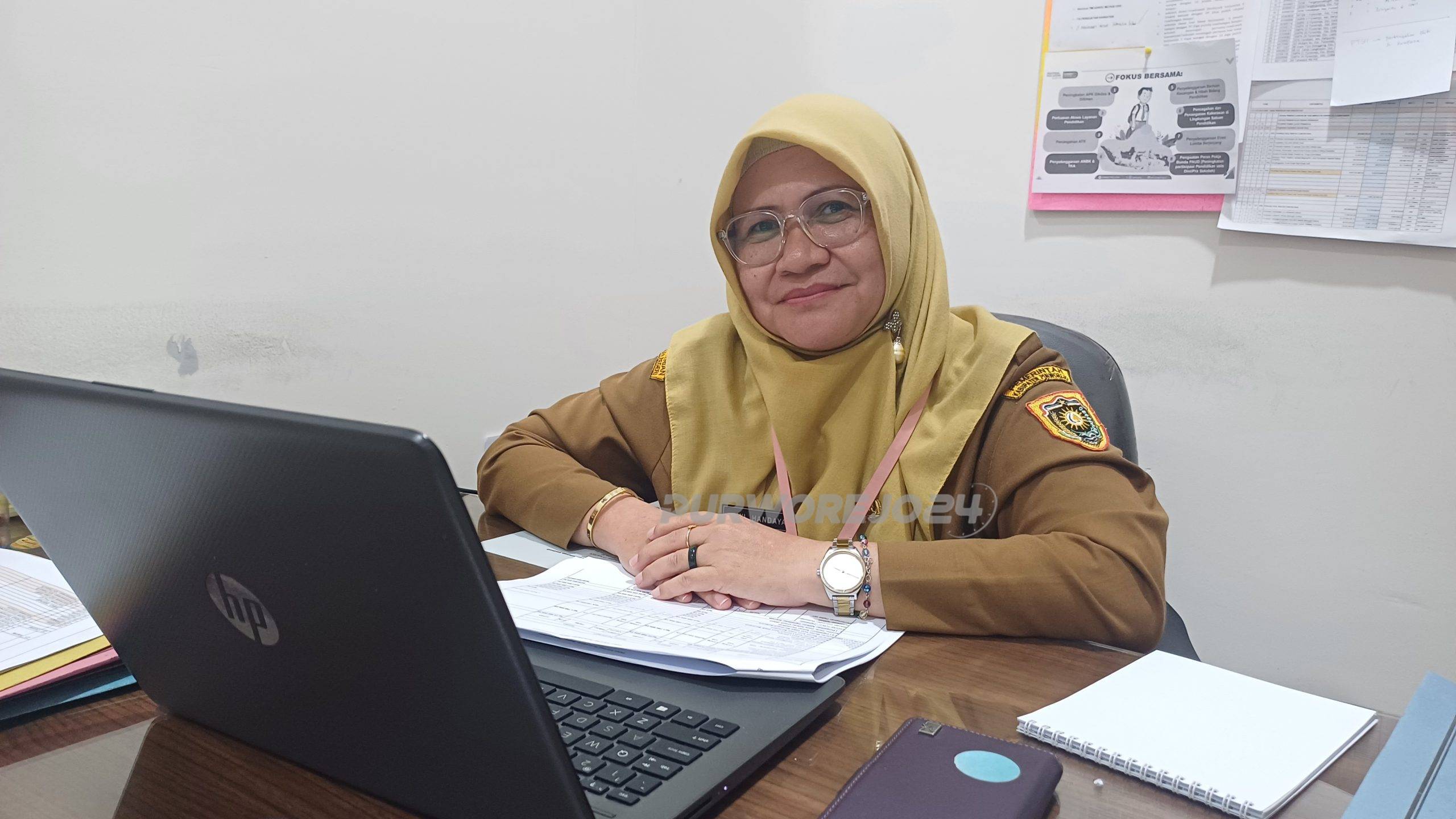 Kabid Kurikulum pada Dindikbud Kabupaten Purworejo, Dwi Handayani