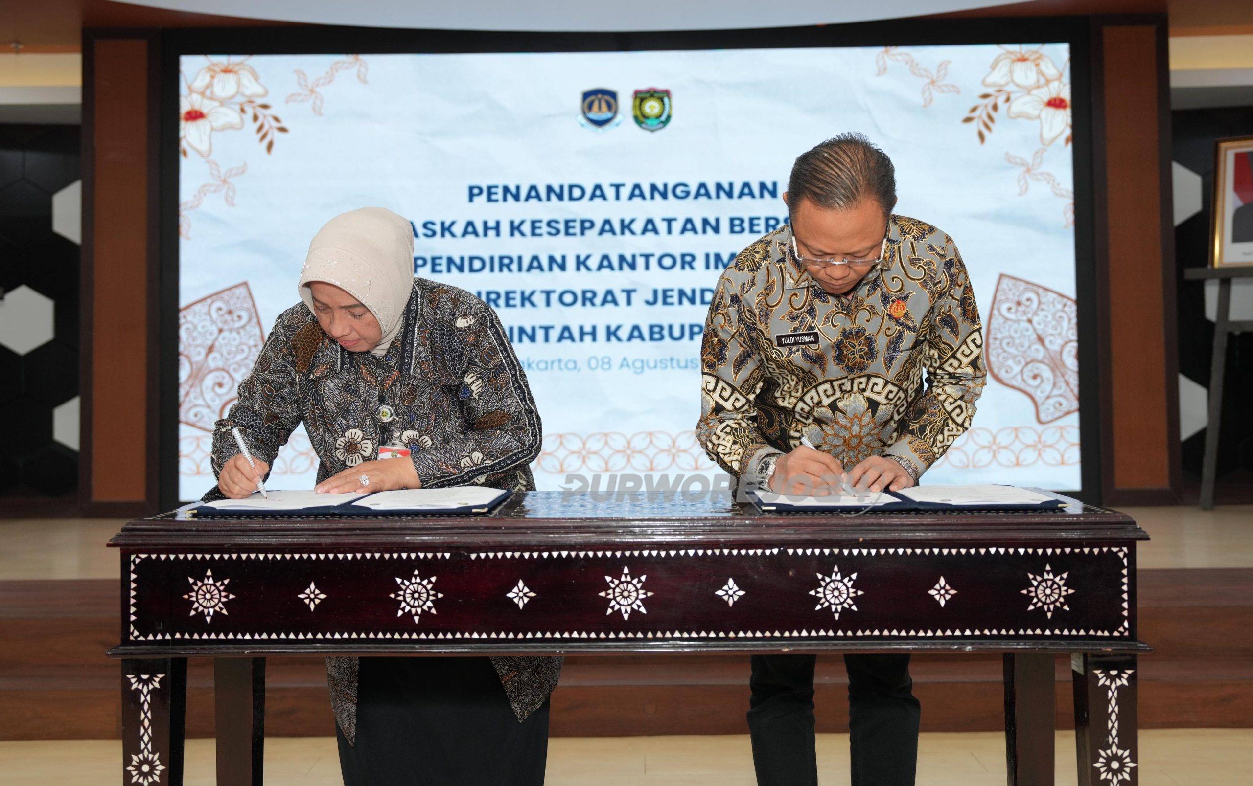 Saat penandatanganan MOu