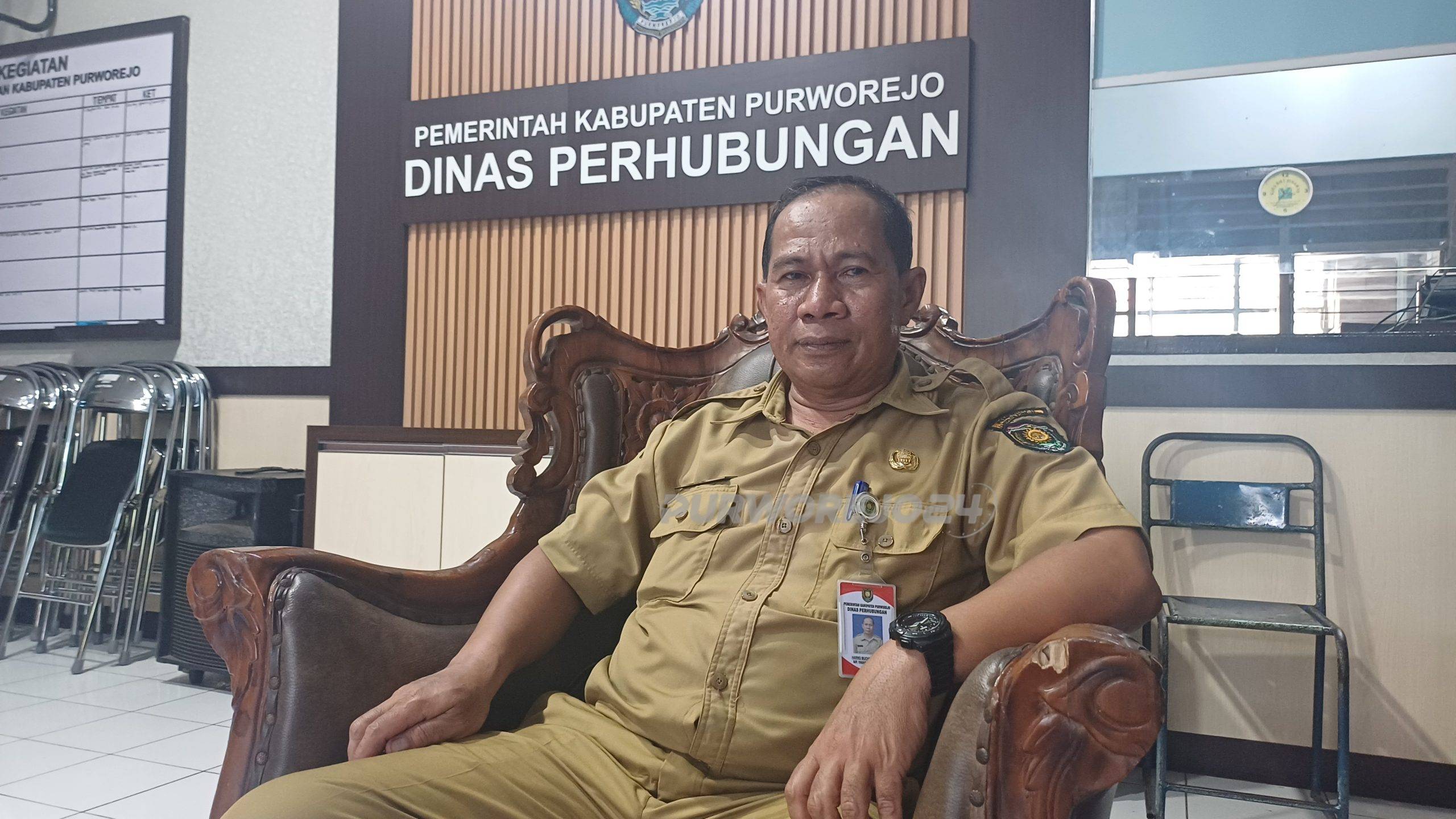 Kepala Bidang Lalu Lintas Dishub Purworejo, Harno Muchni
