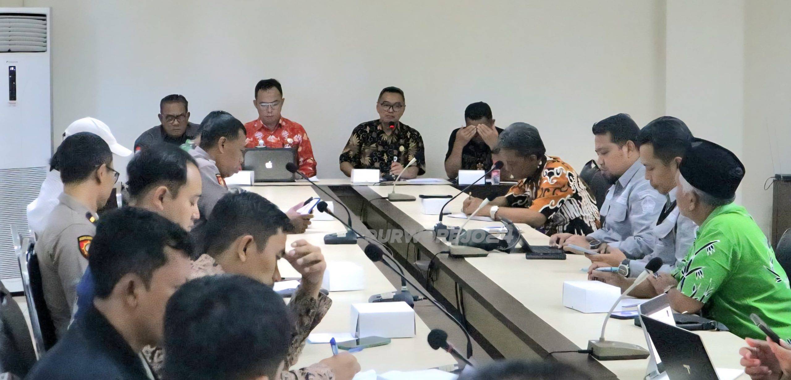 Audiensi Pembangunan KNMP di Ruang Otonom Setda, pada Jumat (19/9/2025)