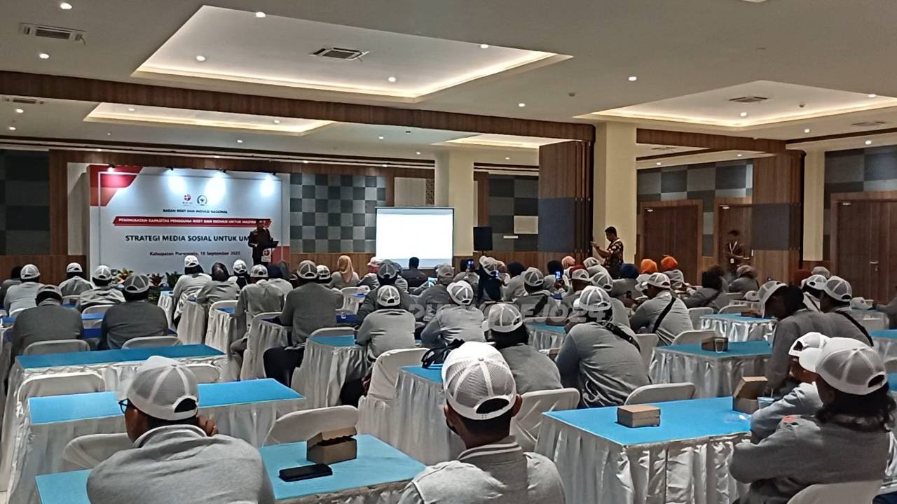 Suasana kegiatan Bimtek UMKM