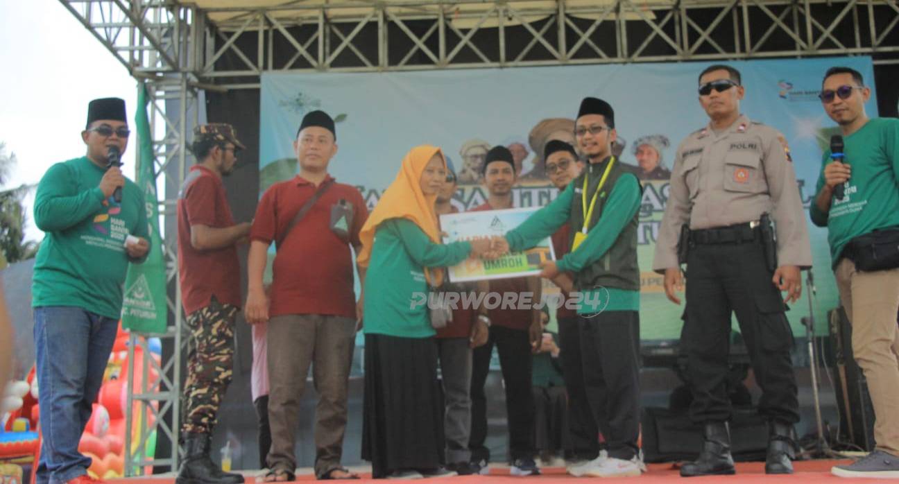 Sri Rahayu dari Desa Wonoyoso, Kecamatan Pituruh dapat hadiah umroh