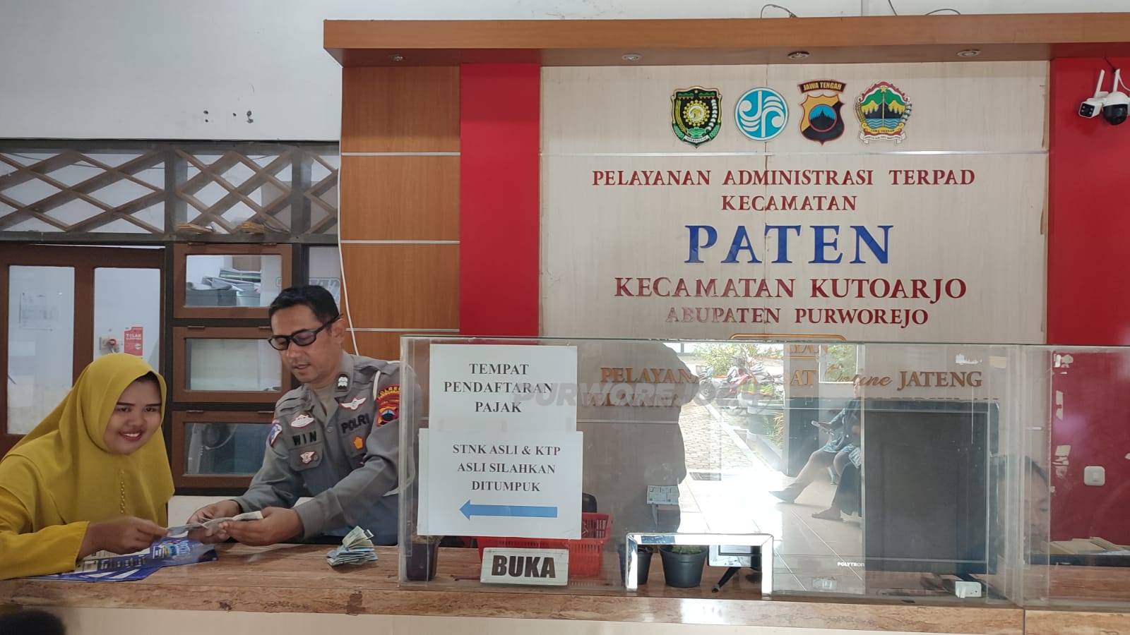 Pelayanan di Samsat Paten Kutoarjo