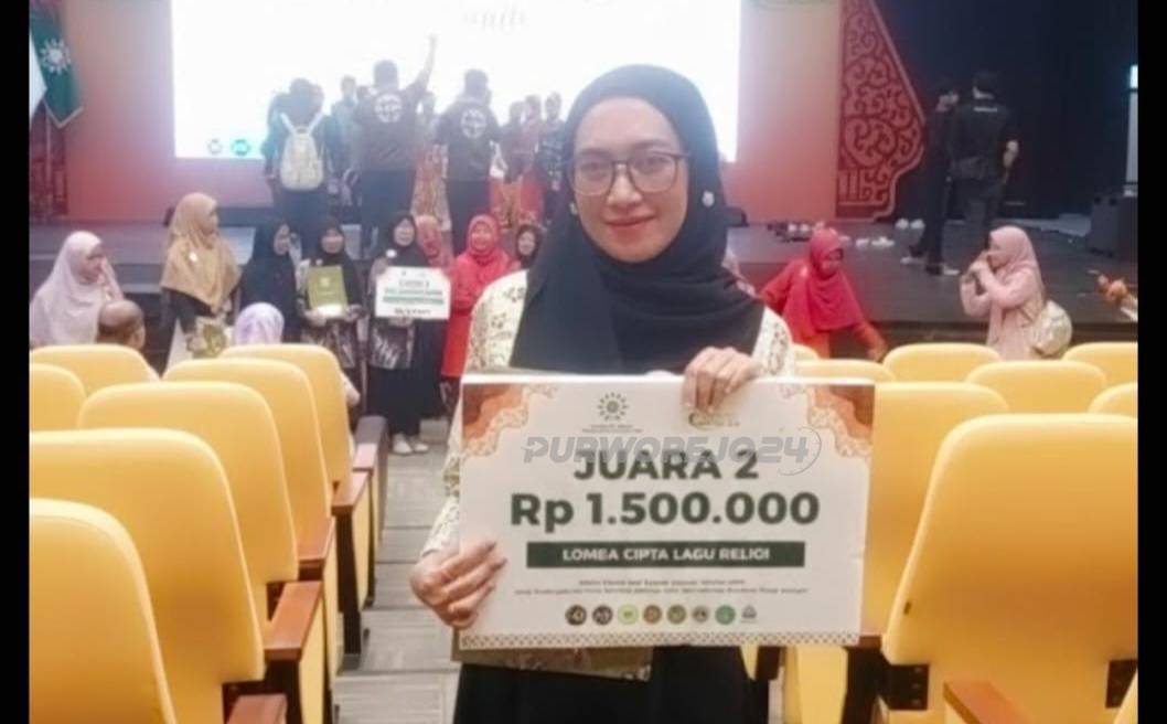 Nurani, peraih Runner-Up (Juara II) pada kategori Lomba Cipta Lagu, dalam ajang Festival Seni dan Budaya Aisyiyah 2025.