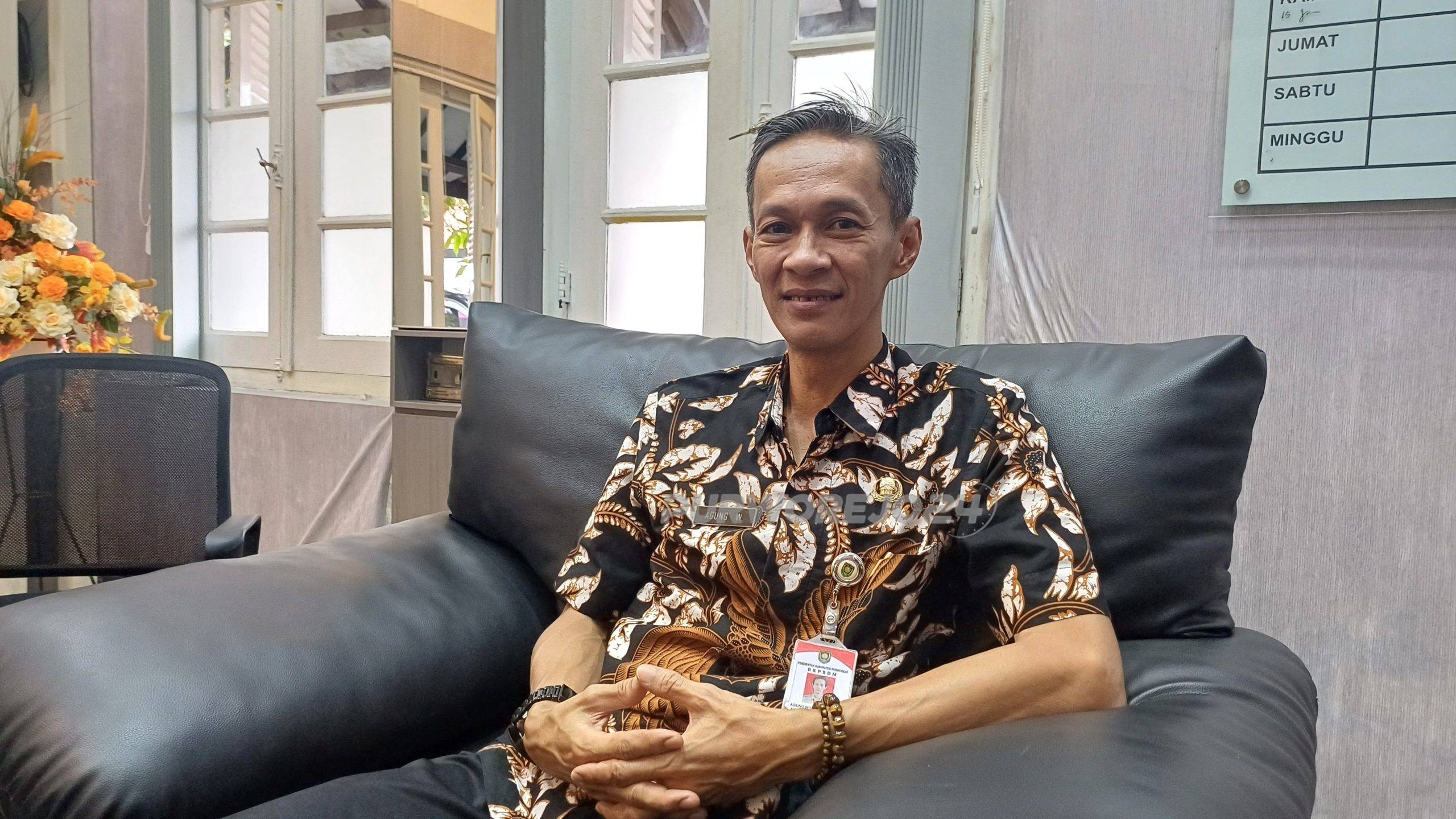 Kepala Badan Kepegawaian dan Pengembangan Sumber Daya Manusia (BKPSDM) Kabupaten Purworejo, Agung Wibowo, A.P., M.M.