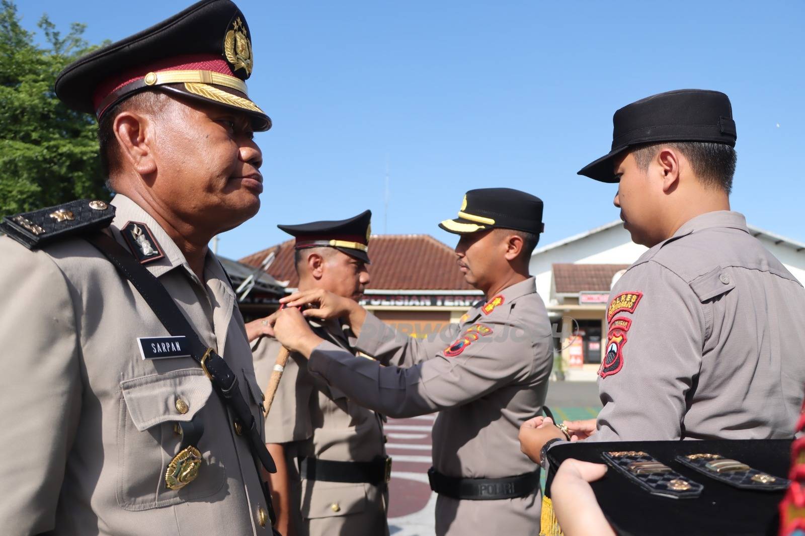 Pelantikan jabatan baru di Mapolres Purworejo