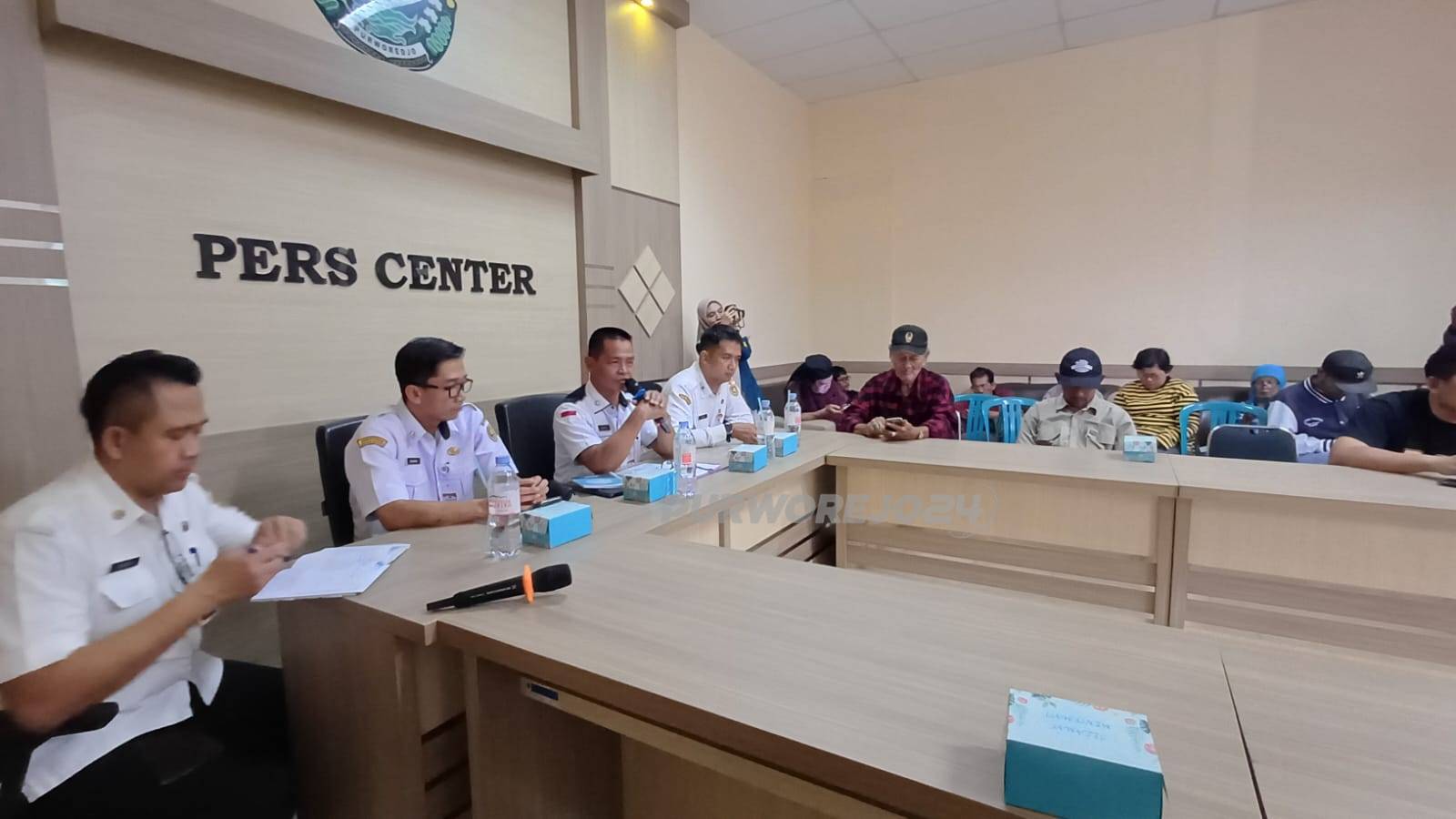 Saat jumpa pers tentang kegiatan Hari Jadi Purworejo
