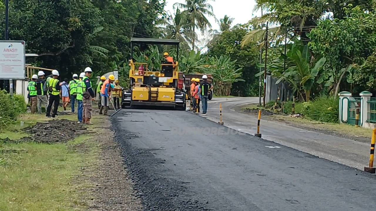 Pelaksanaan Uji Coba Perkerasan di Jalan Ring Road Purworejo